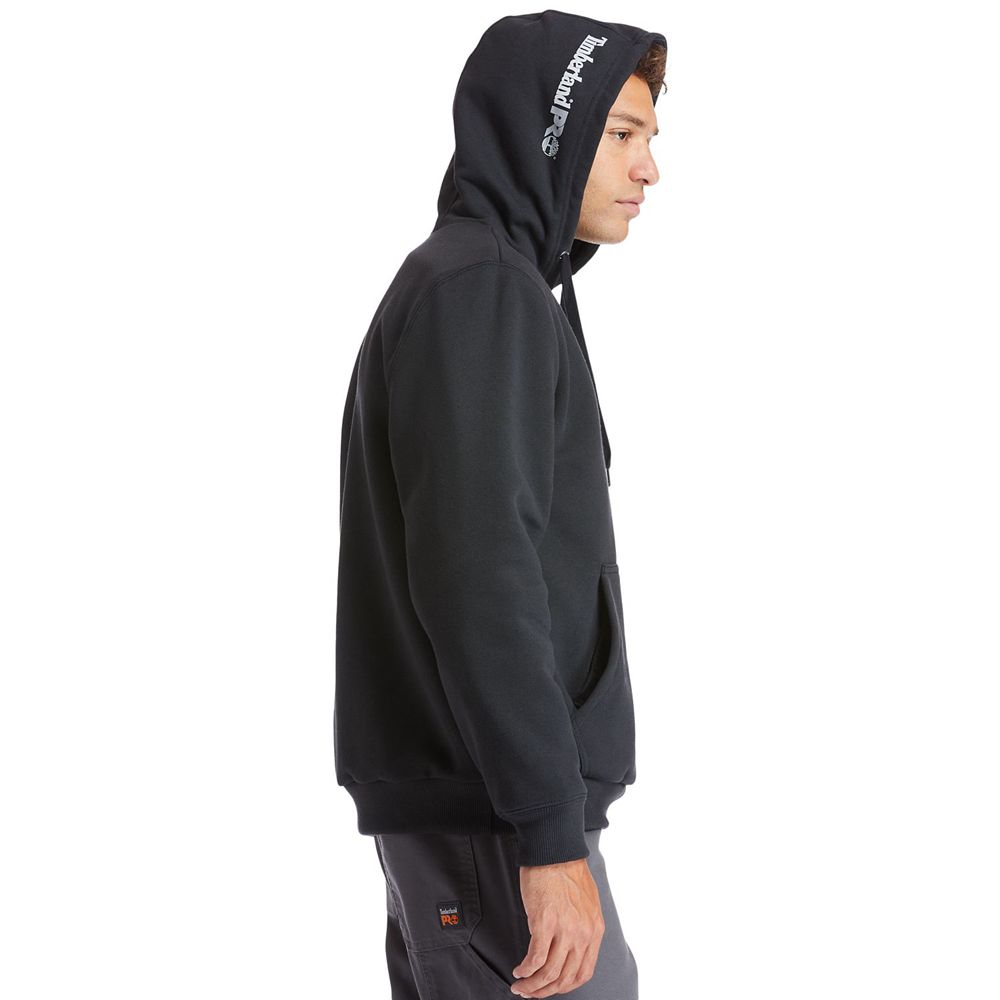 Timberland Mens Sweatshirts PRO® Double-Duty Heavyweight Hoodie - Black - India OZ9173806